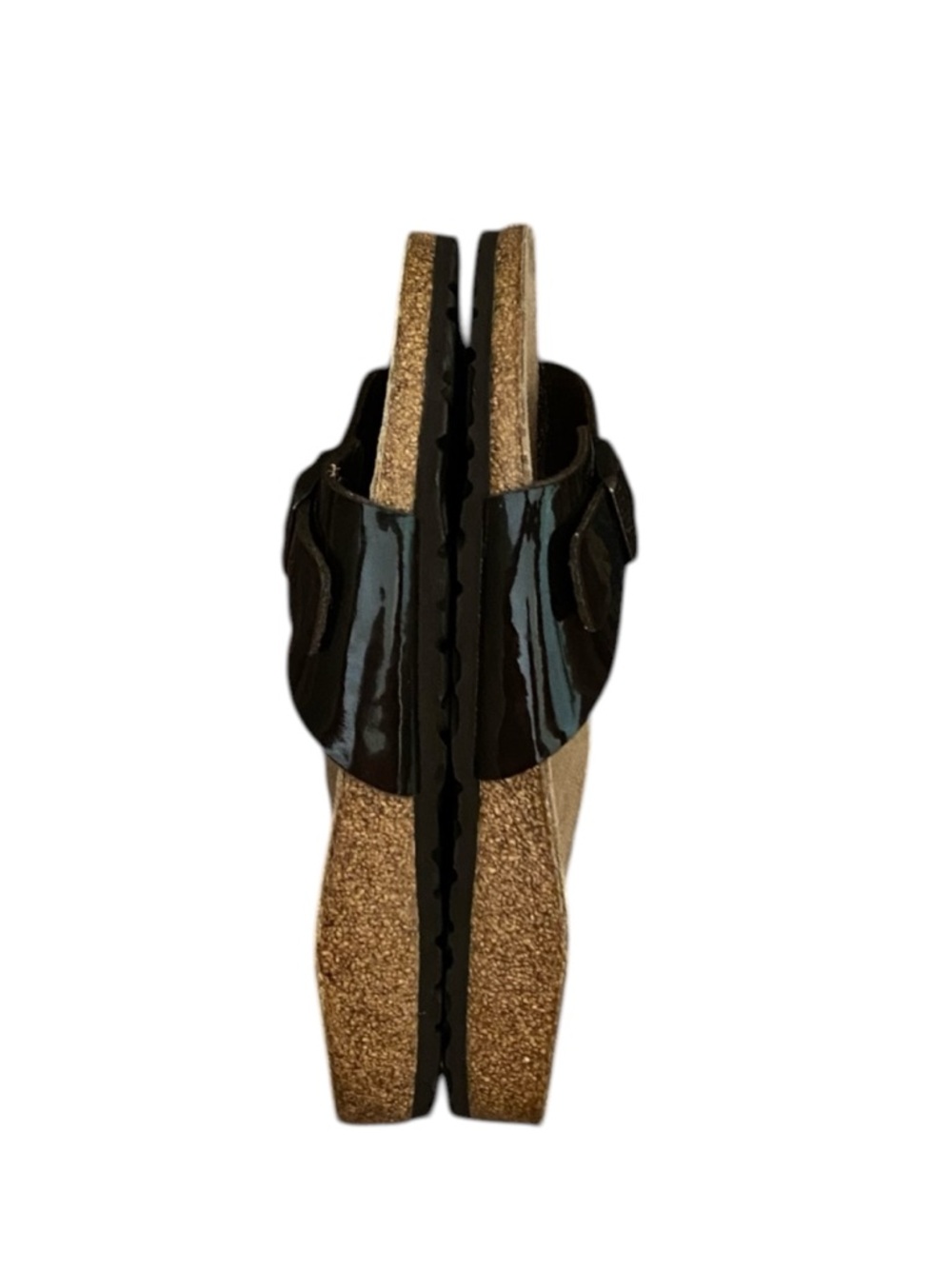 NWOB Birkenstock Madrid Sandals Women Size 6 Size 36 Brown Patent Leather - Picture 4 of 4